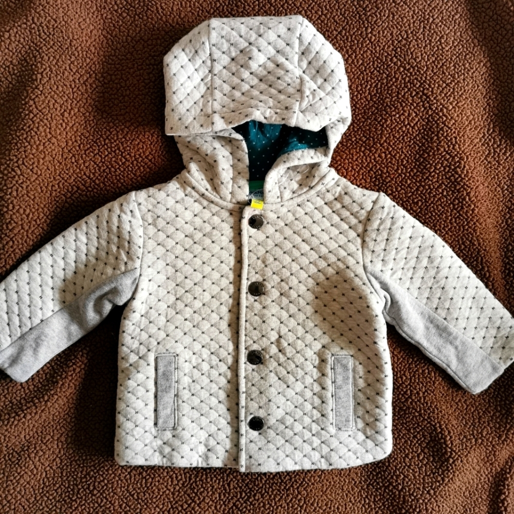 2/40 Baker by Ted baker Quilted hoody sweater